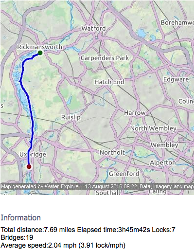 Rickmansworth to Uxbridge